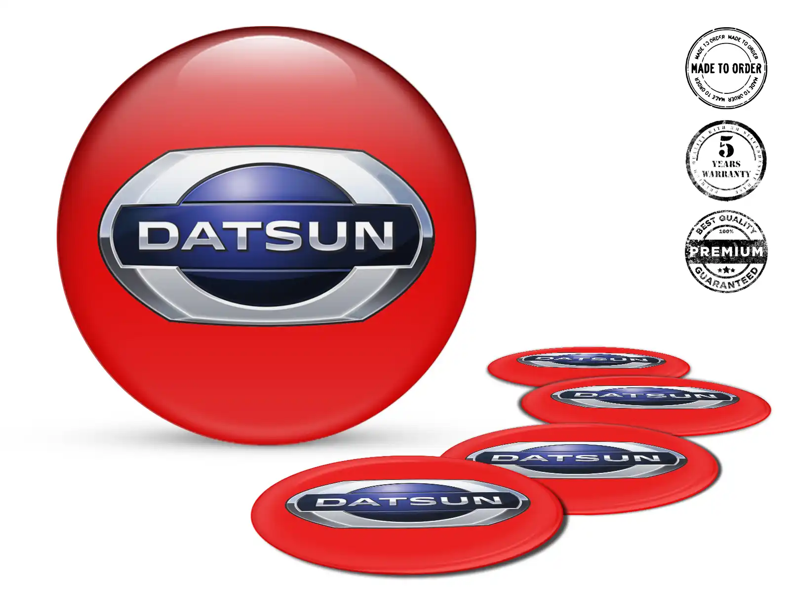 Datsun Raddekoration Stil Silikon-Badge-Upgrade